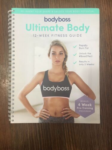 Bodyboss Ultimate Body 12 Week Fitness Guide Spiral Bound Book New
