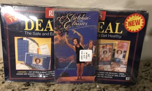 Richard Simmons - Deal A Meal Weight Loss Kit From QVC - VHS Tape - Brand New!