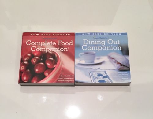 2 Weight Watchers 2009 Points Program COMPLETE FOOD DINING OUT COMPANION Books