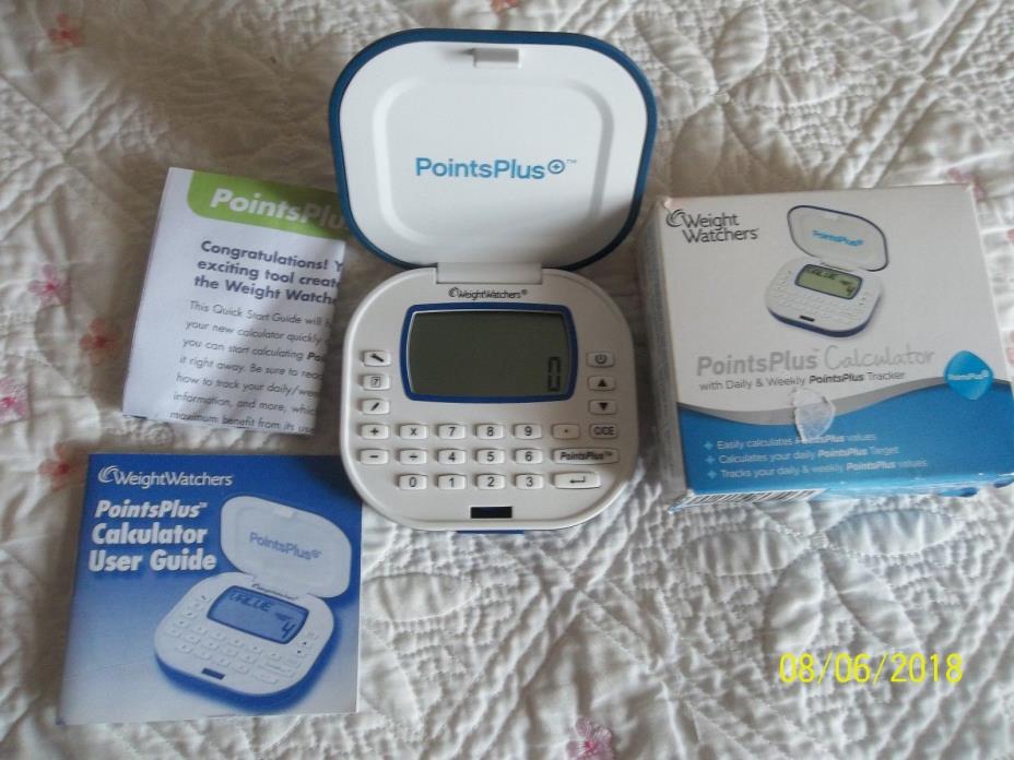 Weight Watchers Points Plus Calculator w/ Daily/Weekly ~ Compact ~Purse & Travel