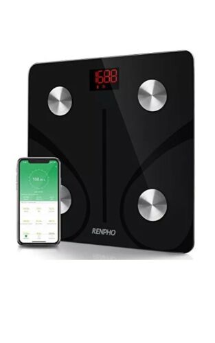 RENPHO Bluetooth Body Fat Scale  Smart BMI Scale Digital Wireless Led Screen