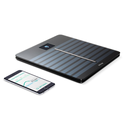 Withings Body Cardio - Heart Health and Body Composition Wi-Fi Scale, Black WBS0