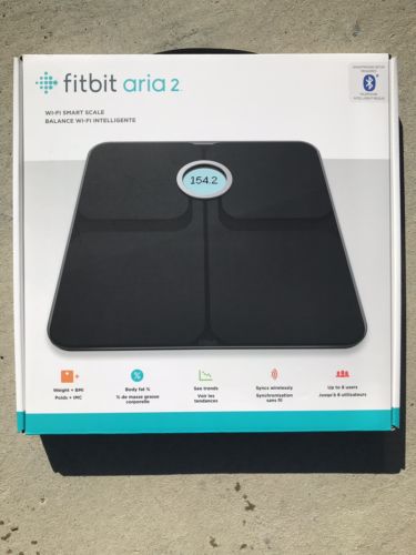 Fitbit Aria 2 Wi-Fi Smart Scale Black