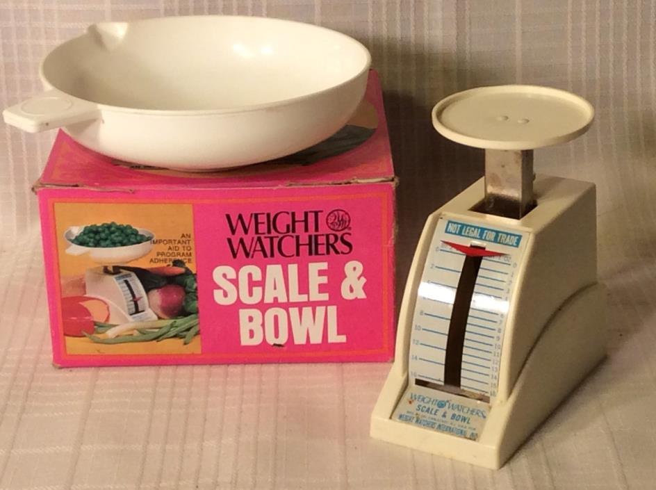 WEIGHT WATCHERS SCALE AND BOWL IN BOX-