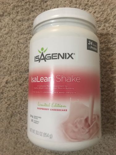 Limited Edition - Isagenix isaLean Raspberry Cheesecake Shake Sealed Canister