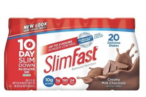 SlimFast Original Creamy Milk Chocolate Ready to Drink 20 Pack