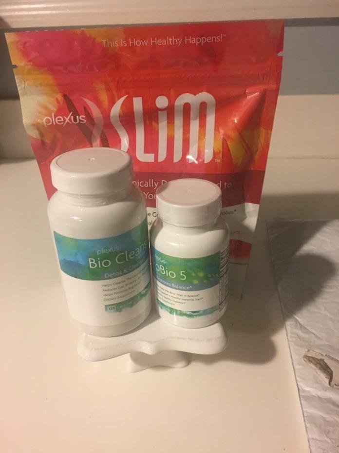 Plexus TRIPLEX Weight Loss Combo Slim w/ ProBio5 & BioCleanse (Below Retail $)