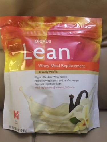 Plexus Slim Lean Whey Meal Replacement Shake Creamy Vanilla 14 Meals 28 Snacks