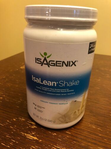 Isagenix IsaLean Shake Creamy French Vanilla 29.6oz EXP 7/21 Sealed