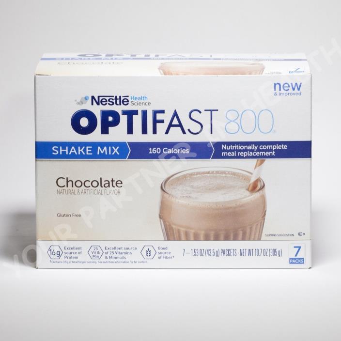 OPTIFAST 800 POWDER SHAKE | 1 CASE | CHOCOLATE | 84 SERVINGS | NEW & FRESH8