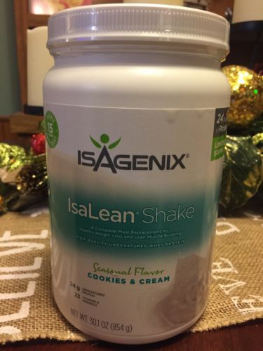 Isagenix Cookies and Cream Shake New Sealed Canister Isalean