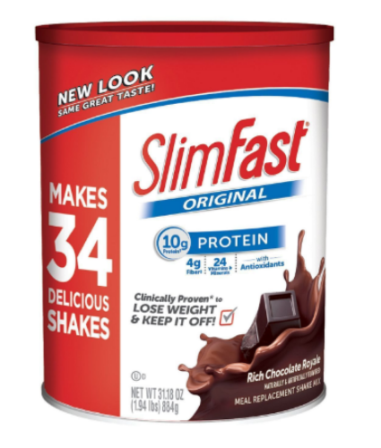 SlimFast! Chocolate Royale Shake Mix 31.18 oz Meal Replacement Drink