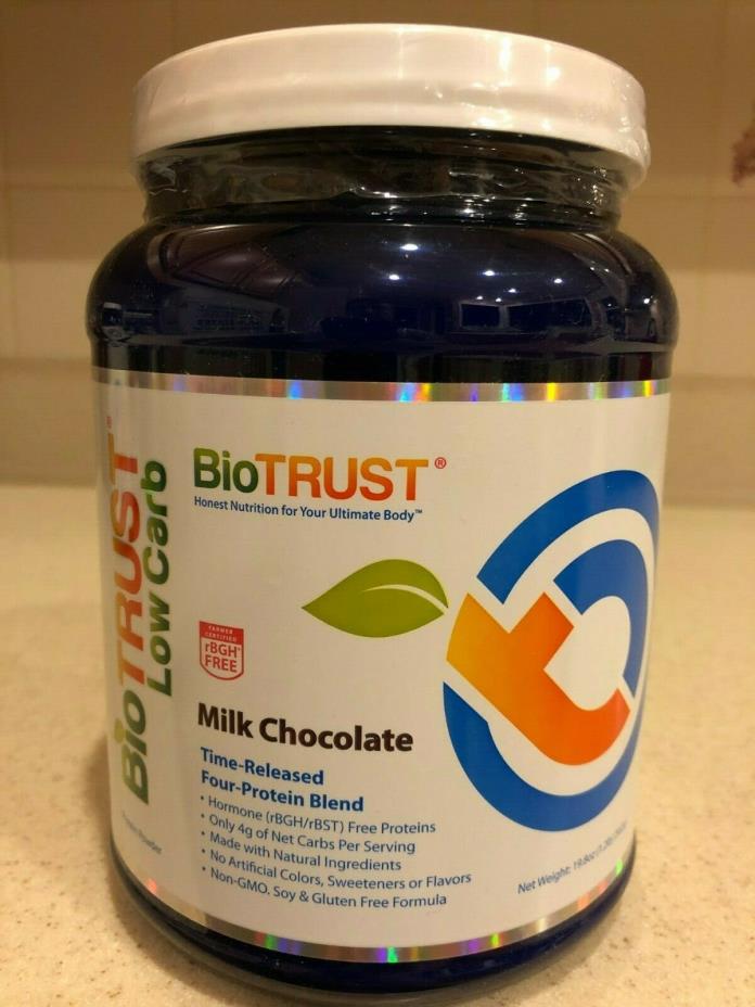 BioTRUST Low Carb Milk Chocolate Protein Powder Shake Whey 19.8 oz - NEW  SEALED