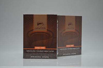 Javita Energy Mind Gourmet Instant Coffee Basic Kit South American Kosher 2 Pack