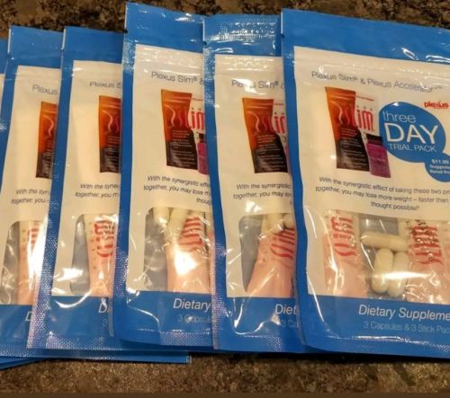 NEW & SEALED PLEXUS SLIM 3 DAY TRIAL PACKS W/ACCELERATOR!
