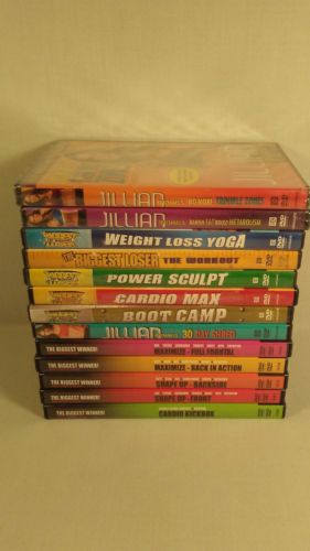 Lot 13 DVD Complete 5 Biggest Winner Loser Jillian Michaels Workout Yoga Cardio