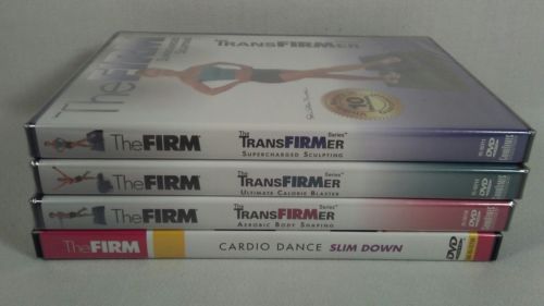 NEW 3 DVD The Firm TransFIRMer Series Body Shaping Sculpting 1BONUS Cardio Dance