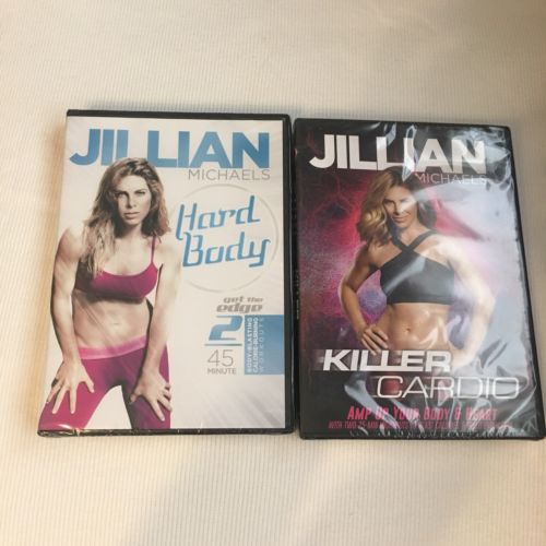 Jillian Michaels Lot Of 2 Fitness Workout Exercise Weight Loss DVDs New
