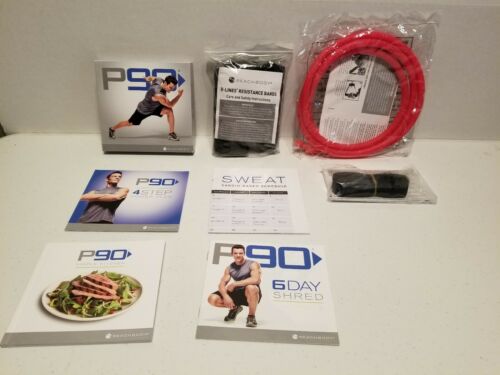 P90 by Beachbody Complete Workout Dvd Set with bands Tony Horton