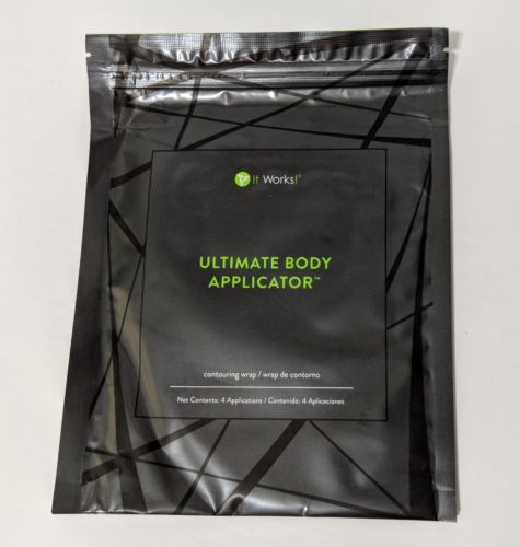 IT WORKS (4) Body Contouring Wraps Ultimate Body Applicators 2018 100% Authentic