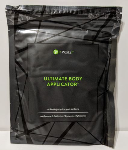 IT WORKS (4) Body Contouring Wraps Ultimate Body Applicators 2019 100% Authentic