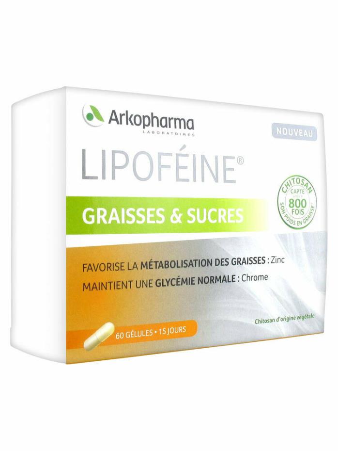 Arkopharma Lipoféine Fats and Sugars 60 Capsules