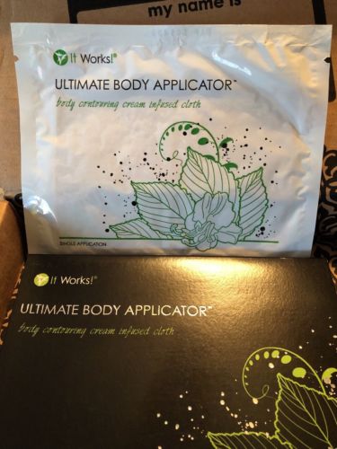It Works ultimate body wrap 1 single contouring cloth smooth and tone skin LAST1