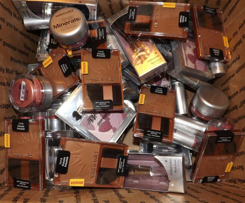 500 x Wet n Wild MIXED Makeup COSMETICS ~ BLUSH Shadow BRONZER ~ Wholesale Lot
