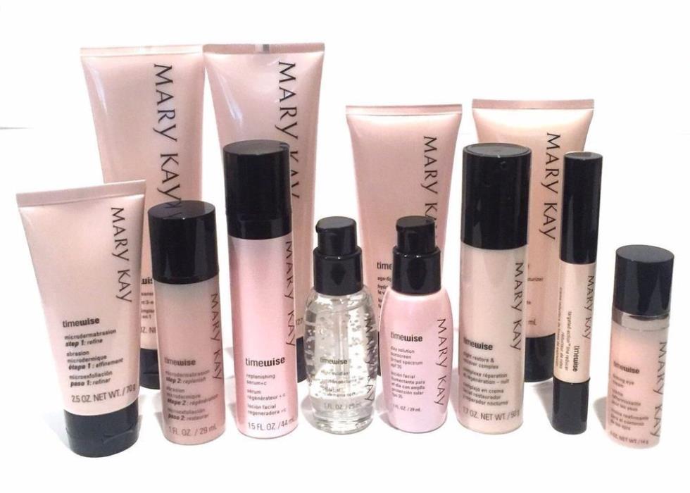 Mary Kay Products LOT i.e eye cosmetics, lip color, skin care