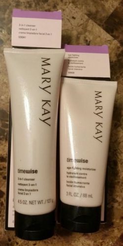Mary Kay Timewise 3-n-1 Cleanser & Moisturizer Combo/Oily Skin FREE SHIPPING