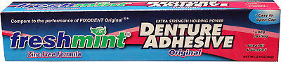 Freshmint Denture Adhesive 2.4 oz Case Pack 72