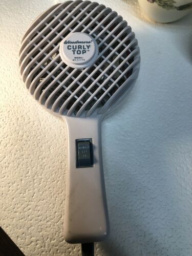 Vintage Windmere Curly Top Hair Dryer model CT-1/467, WORKS! CLEAN!