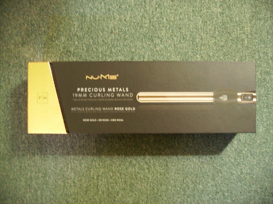 NUME 19MM CURLING WAND  ROSE GOLD  HAIR IRON