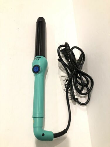 PYT Turquoise Curling Wand - Tourmaline Ceramic Coated -Clip Free-