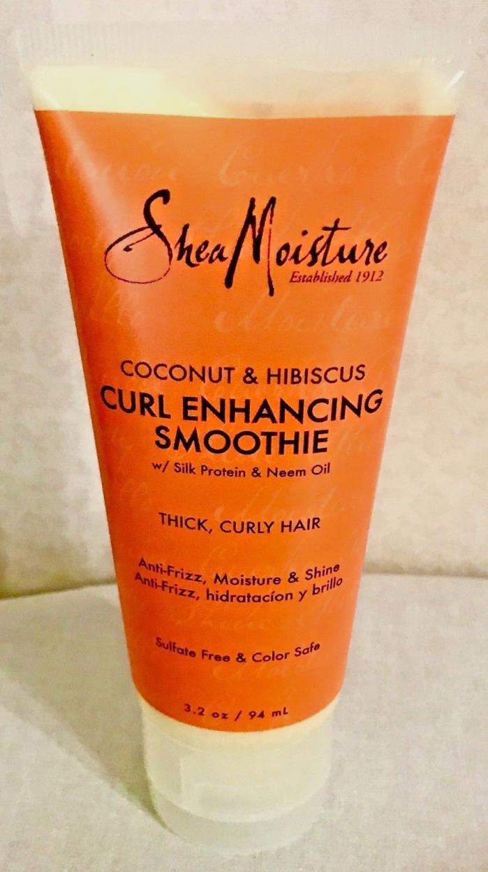 NEW SHEA MOISTURE Coconut Hibiscus Curl Enhancing Smoothie Anti Frizz Shine