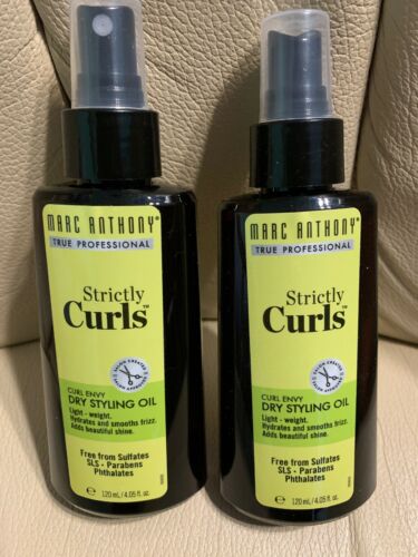 (2 Pack) MARC ANTHONY STRICTLY CURLS DRY STYLING OIL 4.05 Ounce