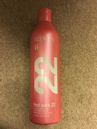 Hots Sets 22 Thermal Setting Mist for Unisex 16.9 Ounce Heat Protectant Styling