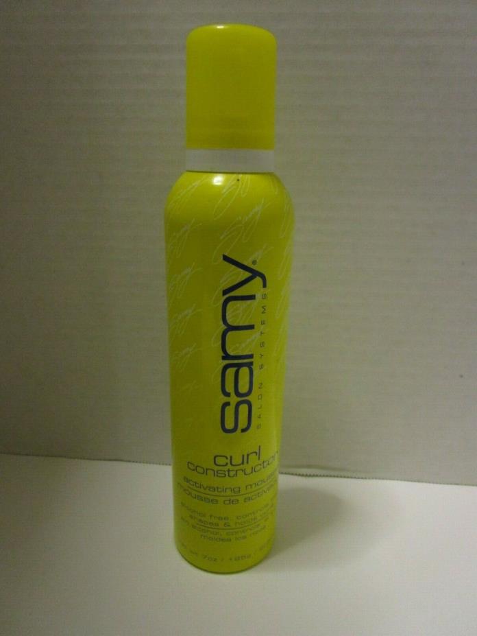 Samy Curl Constructor Activating Mousse Brand New 7 OZ