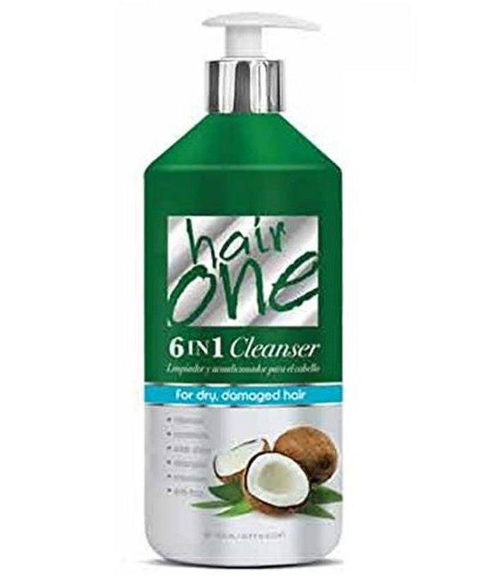 HAIR ONE 6 in 1 Cleanser for Dry Damaged Hair: Coconut Oil 33.8 oz.*FREE SHIP