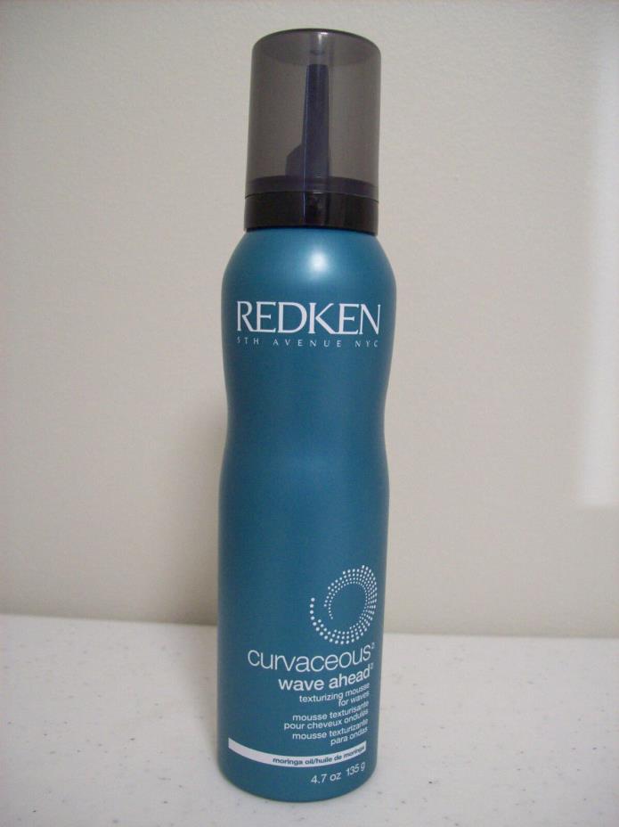 REDKEN CURVACEOUS WAVE AHEAD TEXTURIZING MOUSSE FOR WAVES NEW