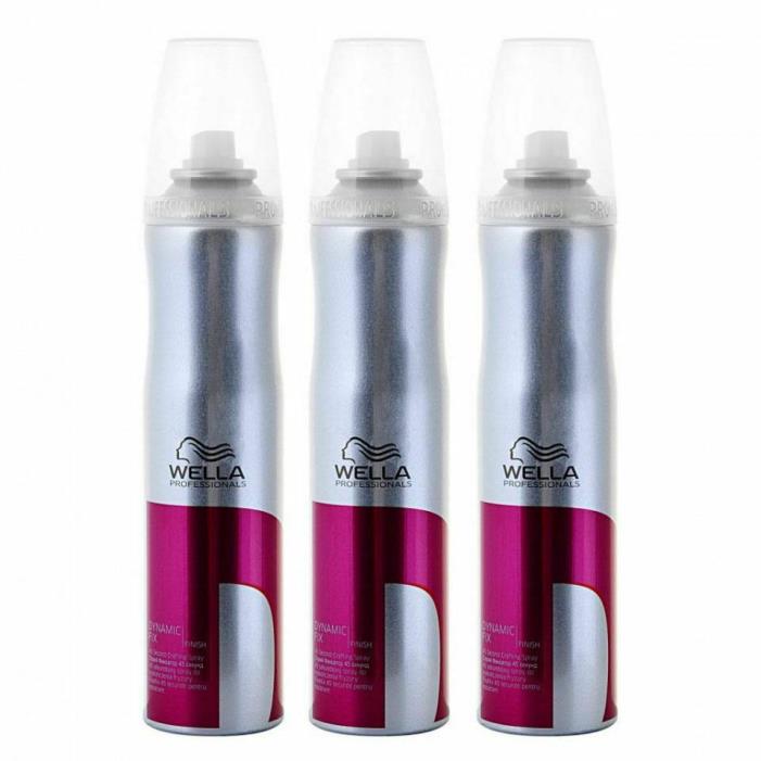 Wella  Dynamic Fix Hair Spray 45 Second Crafting Spray 8.96 oz  3 pack