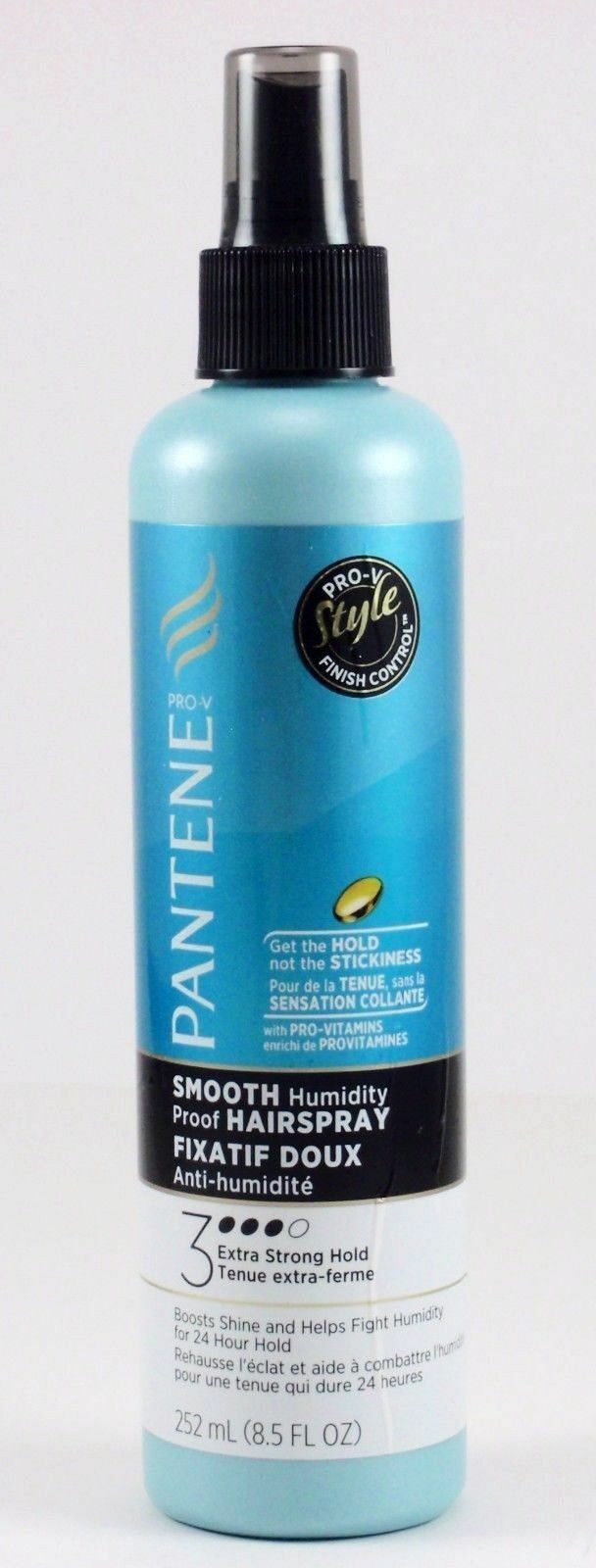 New Pantene Pro V Smooth Humidity Proof Hairspray #3 Extra Strong Hold 8.5 Oz.