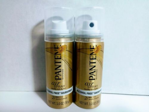 Pantene Pro V Air Spray Number 2 Brushable Flexible Hold Travel Sized Lot of 2