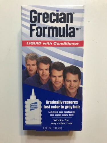 Lot of 3 Grecian Formula Liquid with Conditioner 4oz New Simply comb in