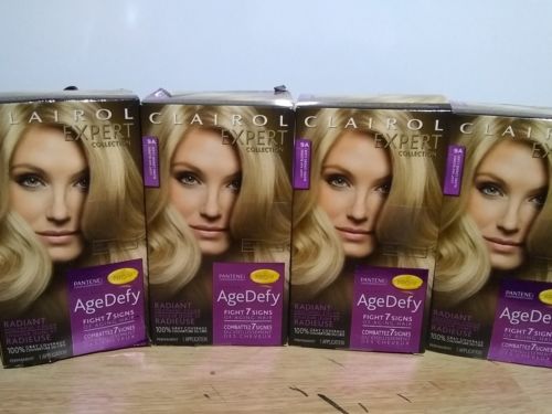 4 Clairol Expert Collection Nice 'n Easy Age Defy AgeDefy 9A Light Ash Blonde