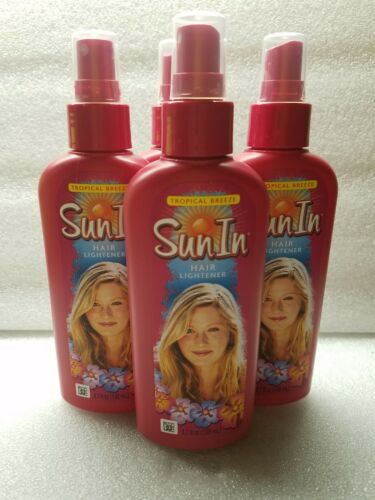 Sun In Spray Hair Lightener Tropical Breeze 4.7 fl oz 4 Pack