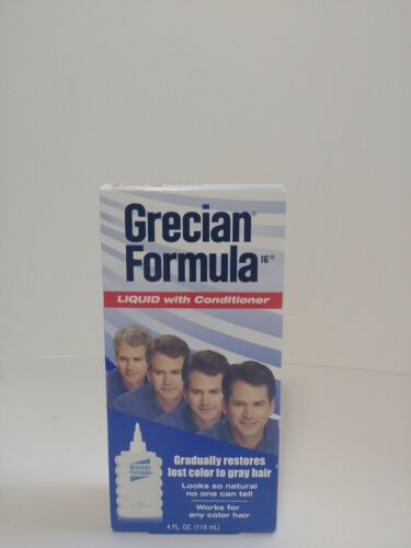 Grecian Formula 16 Liquid with Conditioner Original Formula w/ Lead Acetate 4 oz