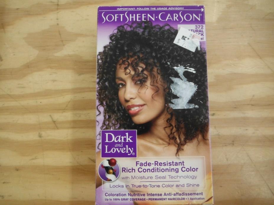 Dark and Lovely Soft Sheen-Carson Hair Color 372 Natural Black (C11)