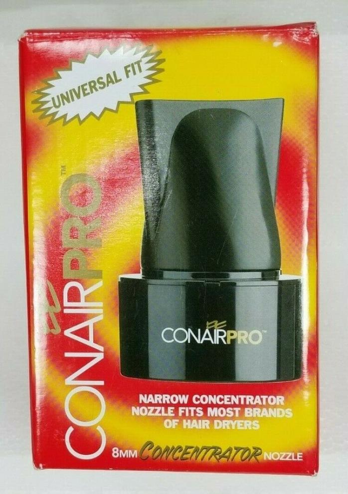 NEW CONAIR PRO Professional 8mm Concentrator Nozzle Fits Most Hair Dryers 345008