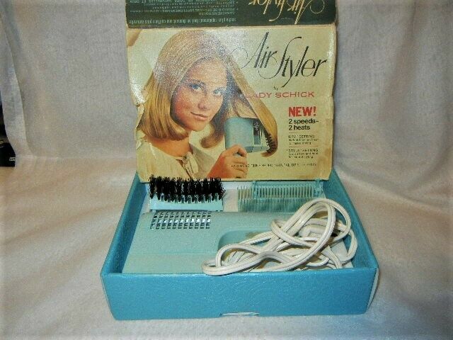 VINTAGE LADY SCHICK AIR STYLER HAIR BLOW DRYER MODEL 338a 1960's